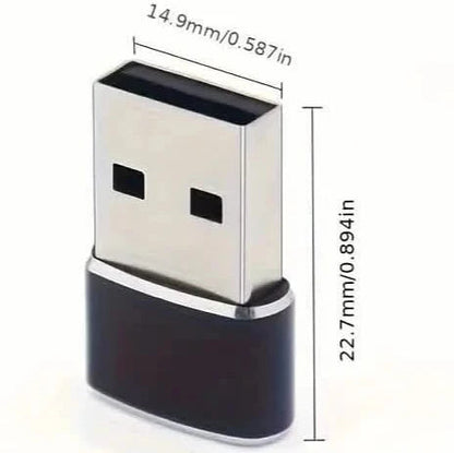 2-Pack: Mini USB to Type-C Adapters – File Transfer for Android Phones DailySale