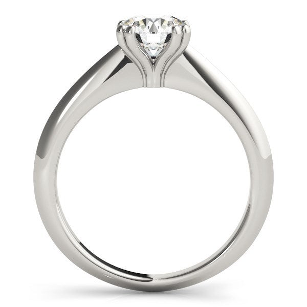 14k White Gold Double Prong Set Solitaire Diamond Engagement Ring (1 cttw) Bids.com
