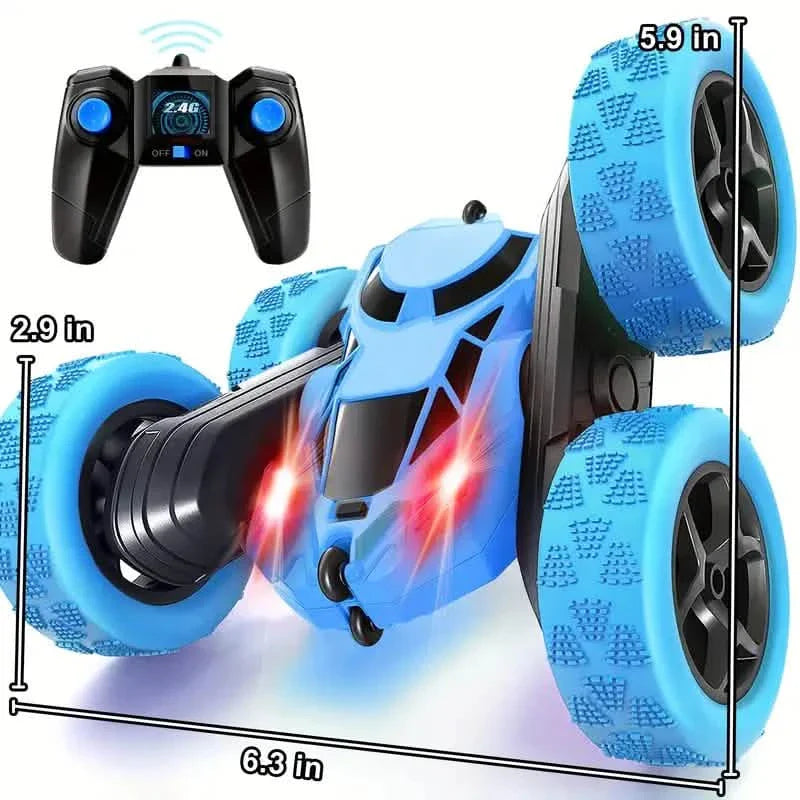 RC Remote Control Car – 4WD, 360° Flip Stunt, LED Lights, Ages 6+ DailySale