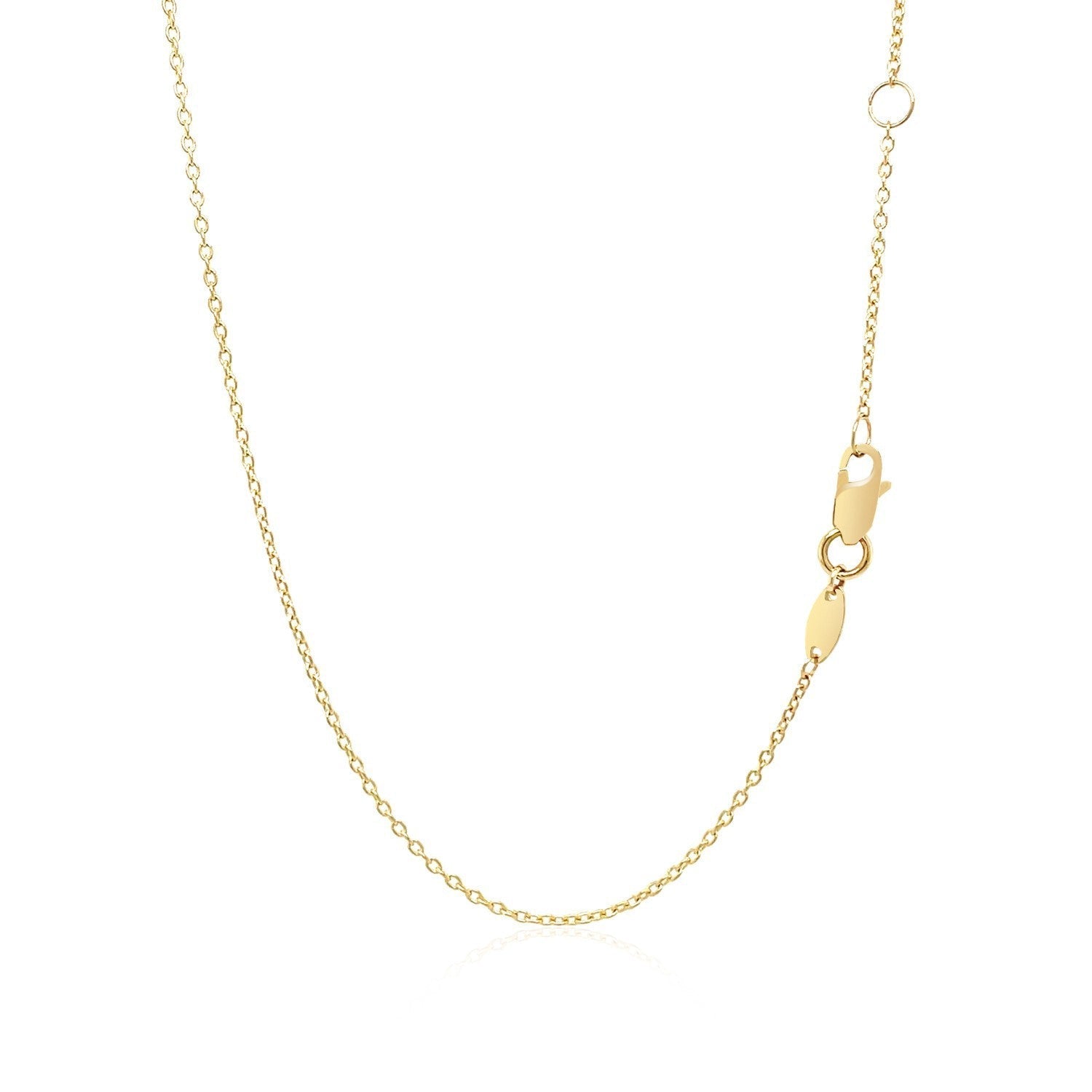 14k Yellow Gold Smooth Flat Horizontal Bar Style Necklace Bids.com