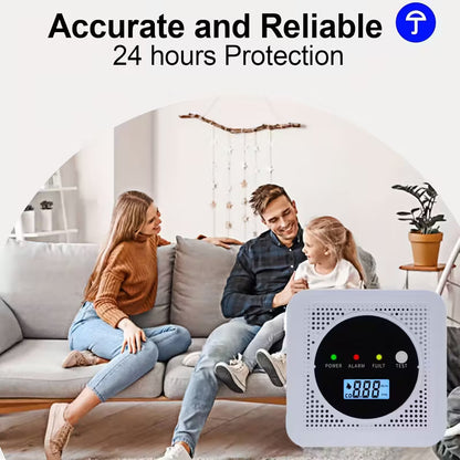 Dual Sensor Smoke & Carbon Monoxide Detector Alarm with LCD Display DailySale