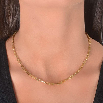 Dainty Paperclip Layering Chains in Sterling Silver DailySale