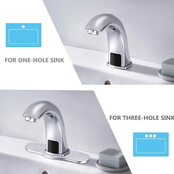 Dalmo Battery Powered Touchless Bathroom Faucet DailySale