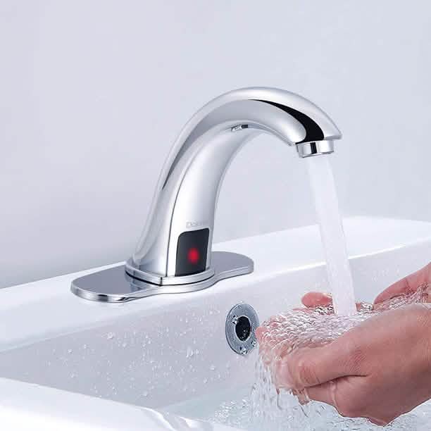Dalmo Battery Powered Touchless Bathroom Faucet DailySale