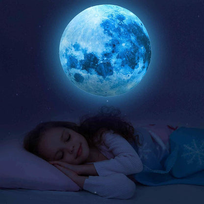 Dark Star Glow and Moon Wall Sticker DailySale