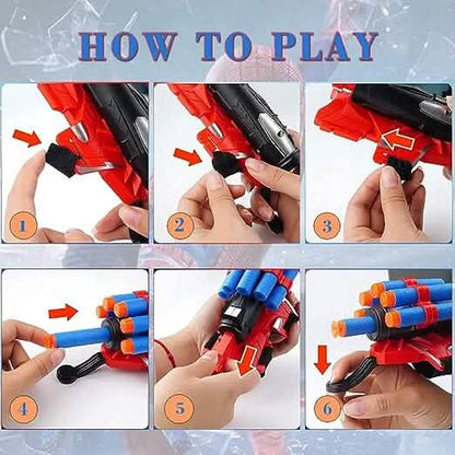 Dart Spider Gloves Web Shooter Toy Set DailySale