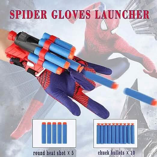 Dart Spider Gloves Web Shooter Toy Set DailySale