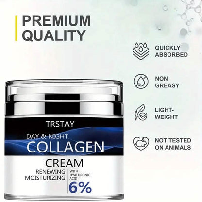 Day and Night Hydrating Collagen Cream with Hyaluronic Acid DailySale