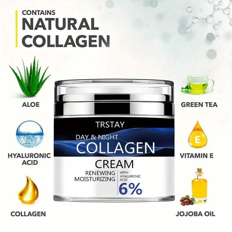 Day and Night Hydrating Collagen Cream with Hyaluronic Acid DailySale