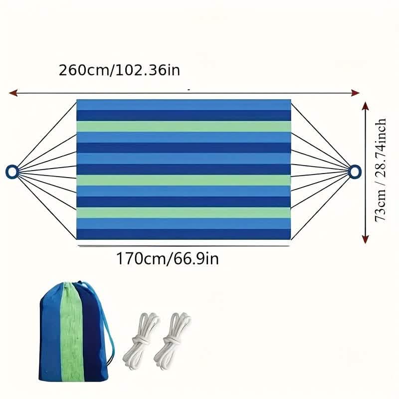 Portable Hammock – Anti-Roll, Lightweight, Easy Setup DailySale