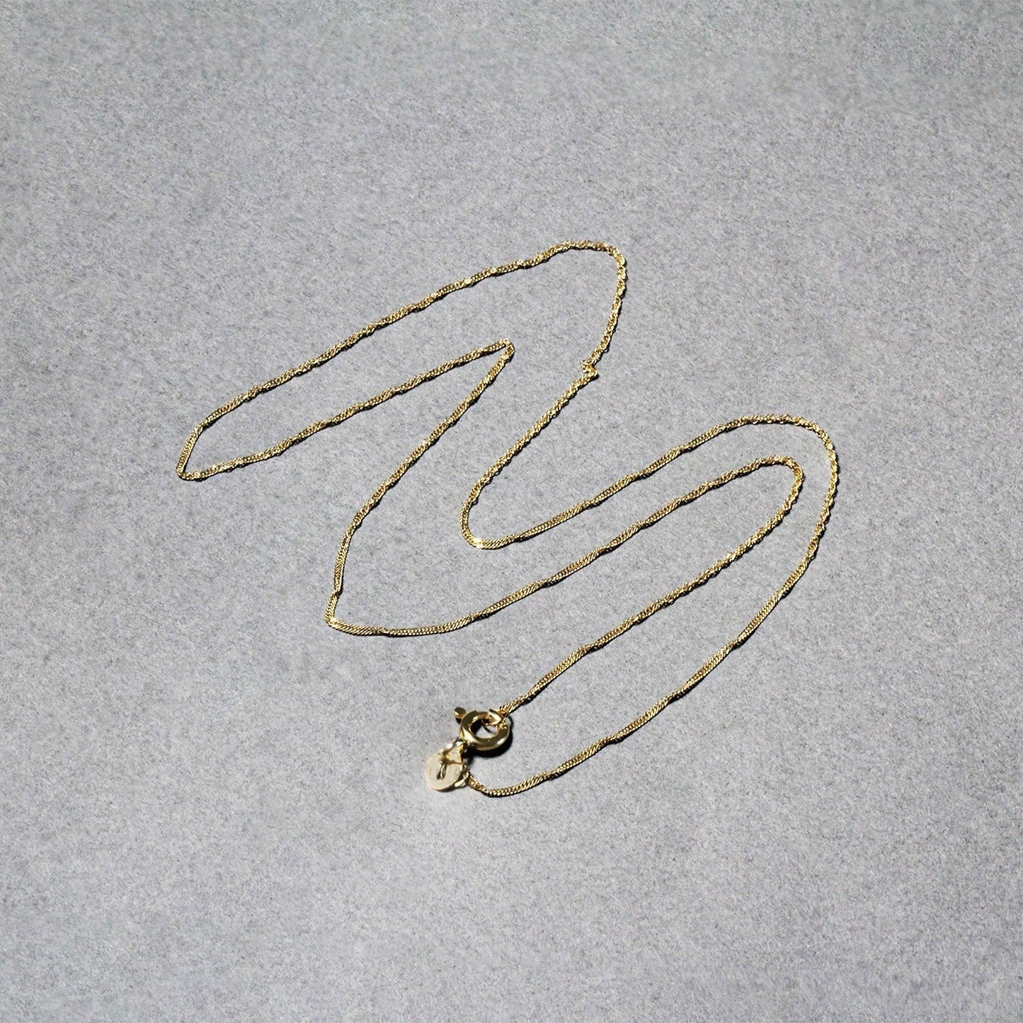 14k Yellow Gold Singapore Chain 0.8mm Bids.com