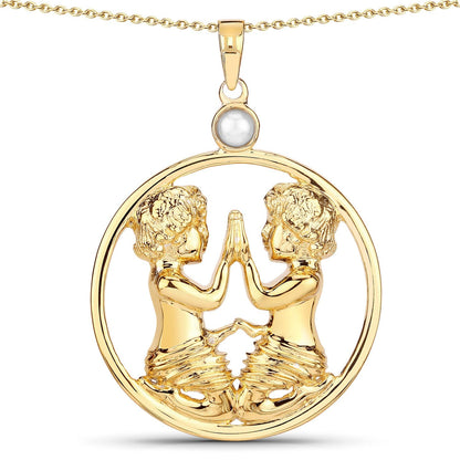 0.45 Carat Genuine Pearl .925 Sterling Silver Pendant Bids.com