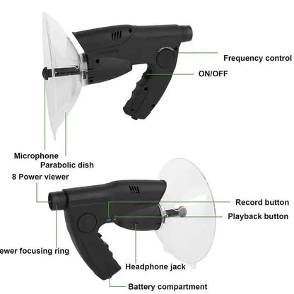 Bird Listening Device with 8x Zoom & Headphones DailySale
