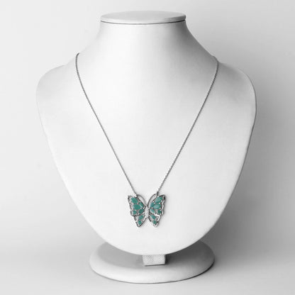 2.60 Carat Genuine Emerald and White Zircon .925 Sterling Silver Necklace Bids.com