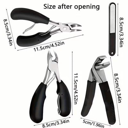 4-Piece Elderly-Friendly Toenail Clipper Set DailySale