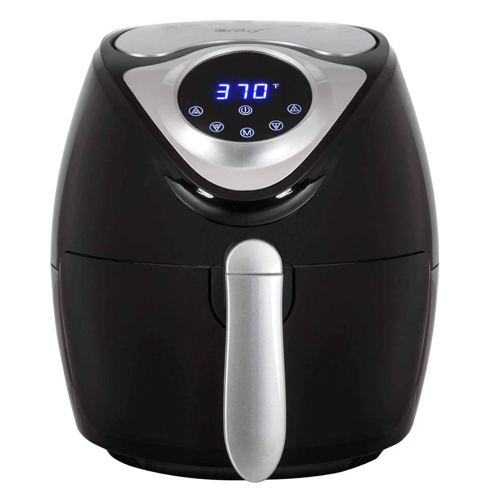 Deco Chef 3.7QT Electric Oil-Free Digital Air Fryer for Healthy Frying DailySale