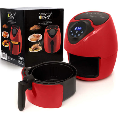 Deco Chef 3.7QT Electric Oil-Free Digital Air Fryer for Healthy Frying DailySale