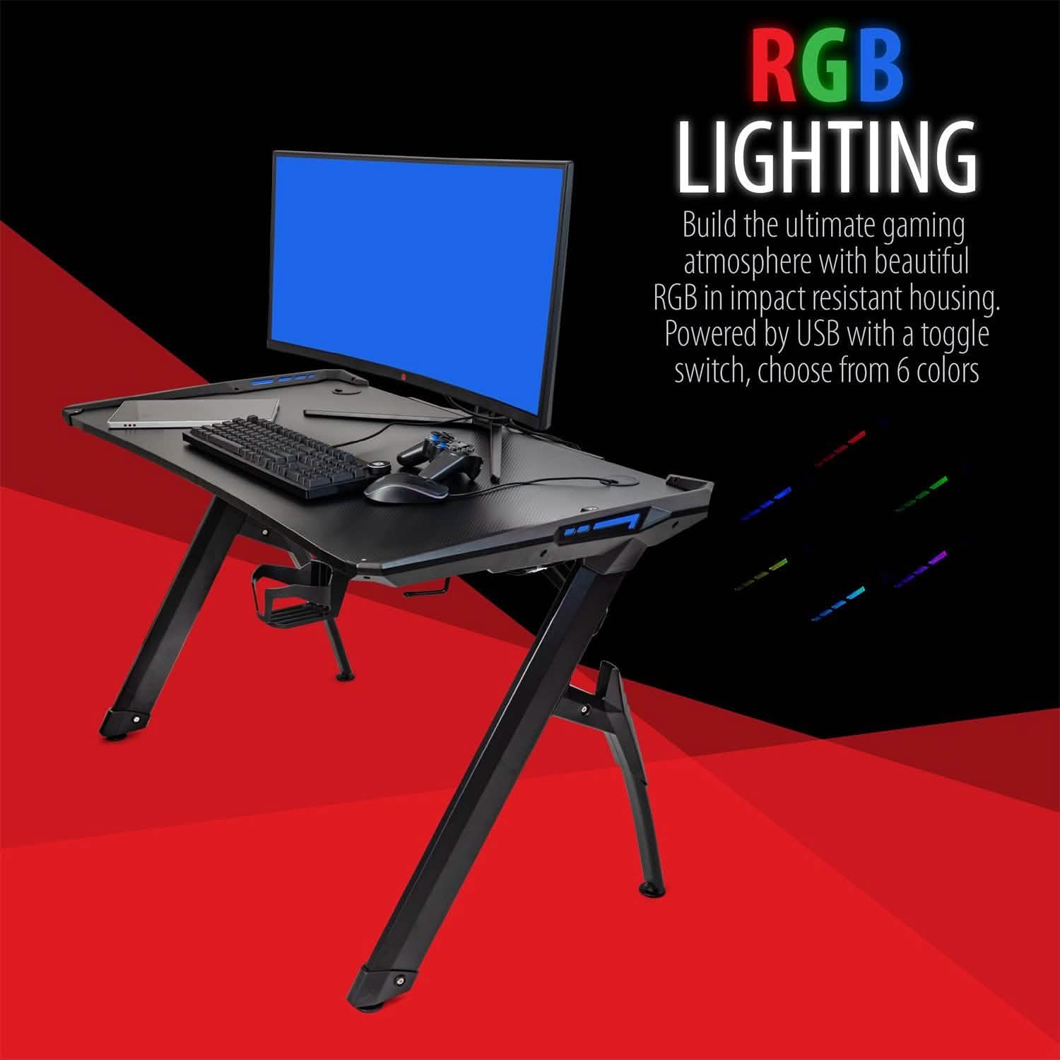 Deco Gear 47 LED Gaming Desk DailySale
