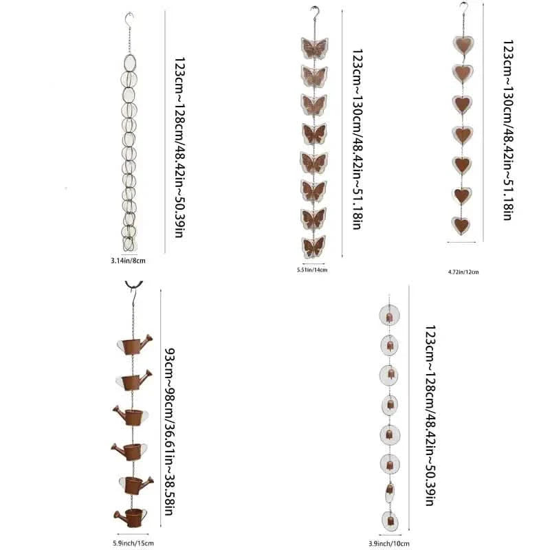 Decorative Rain Chain for Gutters DailySale