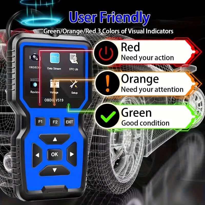 OBD2 Engine Diagnostic Tool – Universal Code Reader (Blue) DailySale