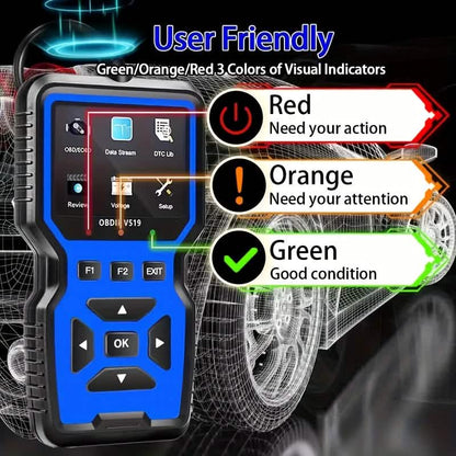 OBD2 Engine Diagnostic Tool – Universal Code Reader (Blue) DailySale