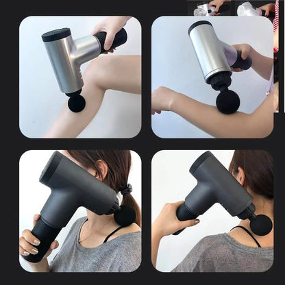 Deep Tissue Massage Gun with Interchangeable Heads DailySale