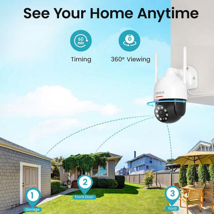 Dekco 2K WiFi Surveillance Security Camera (Refurbished) DailySale