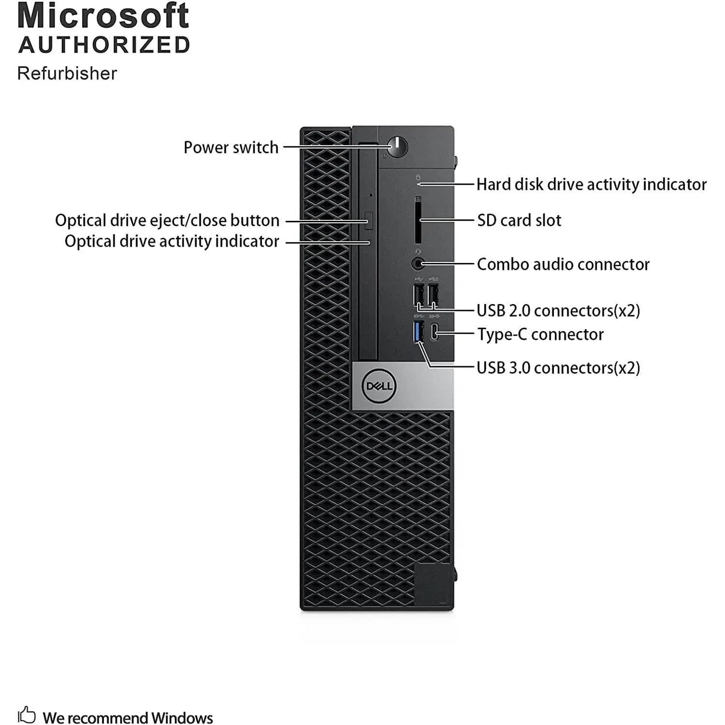 Dell Optiplex 7050 Windows 10 Professional (Refurbished) DailySale