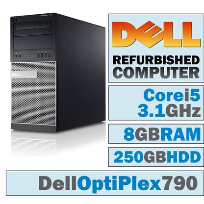 Dell OptiPlex 790 MT/Core i5-2400 Quad @ 3.1 GHz (Refurbished) DailySale