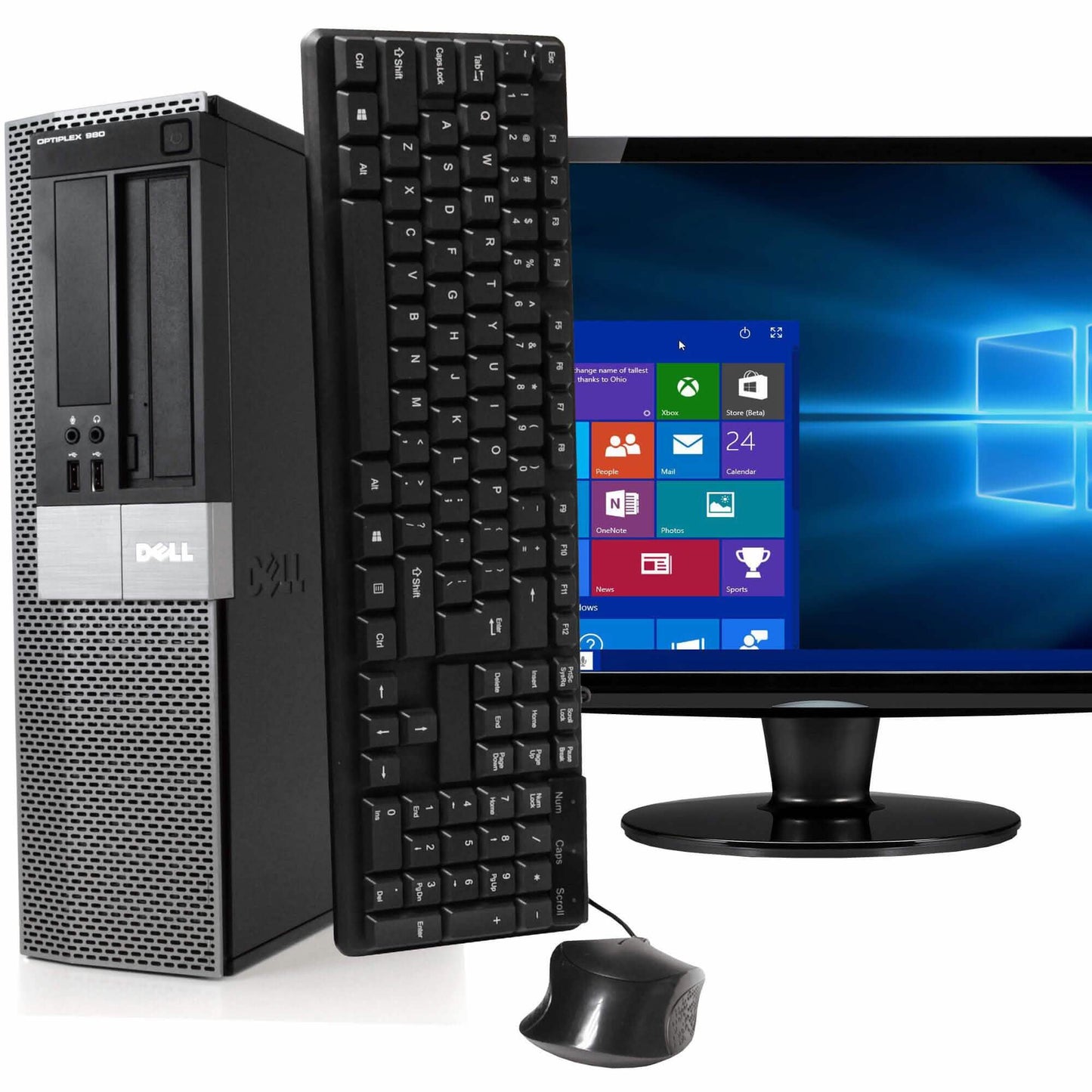 Dell OptiPlex 980 Desktop Computer + 19" Flat Screen Monitor (Refurbished) DailySale