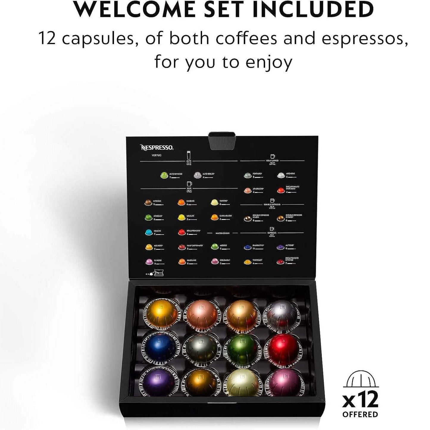 De'Longhi Nespresso VertuoPlus Coffee and Espresso Machine by De'Longhi, 38 ounces, Matte Black (Refurbished) DailySale