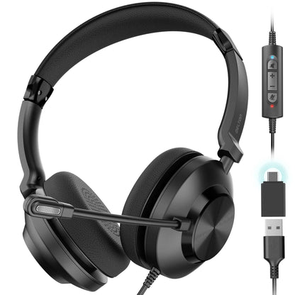 Delton 32Y USB Headset Noise Canceling Stereo Headphone DailySale