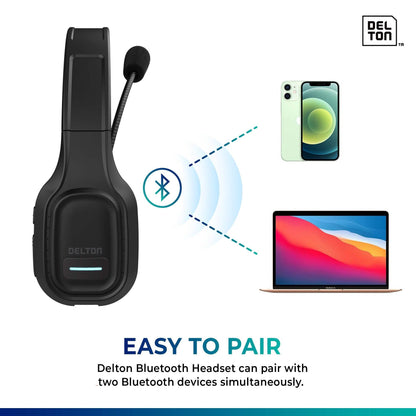 Delton Professional Wireless Computer Headset with Mic DailySale