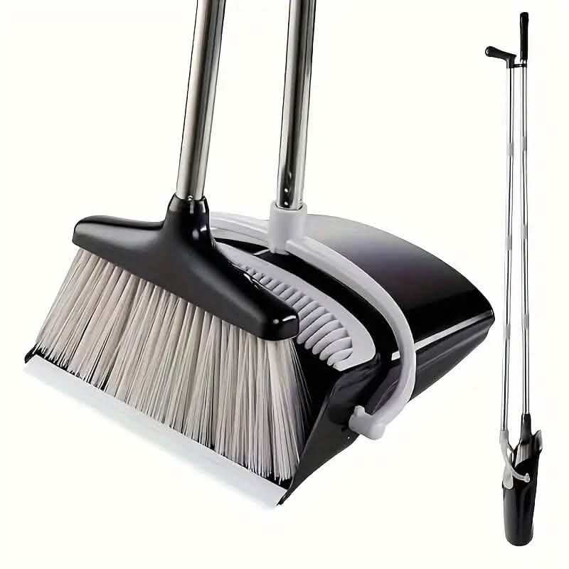 Deluxe Stand Up Broom and Dustpan Set DailySale