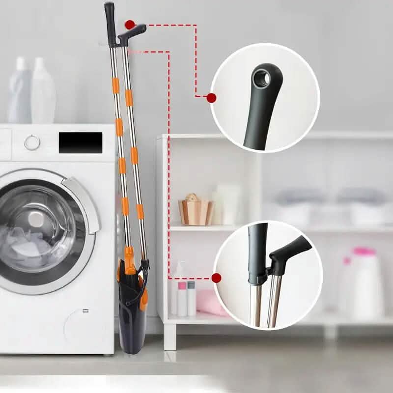 Deluxe Stand Up Broom and Dustpan Set DailySale