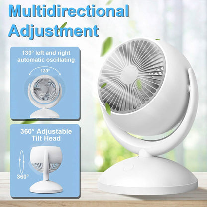 Desk Air Circulator Fan 4 Speed Adjustment DailySale