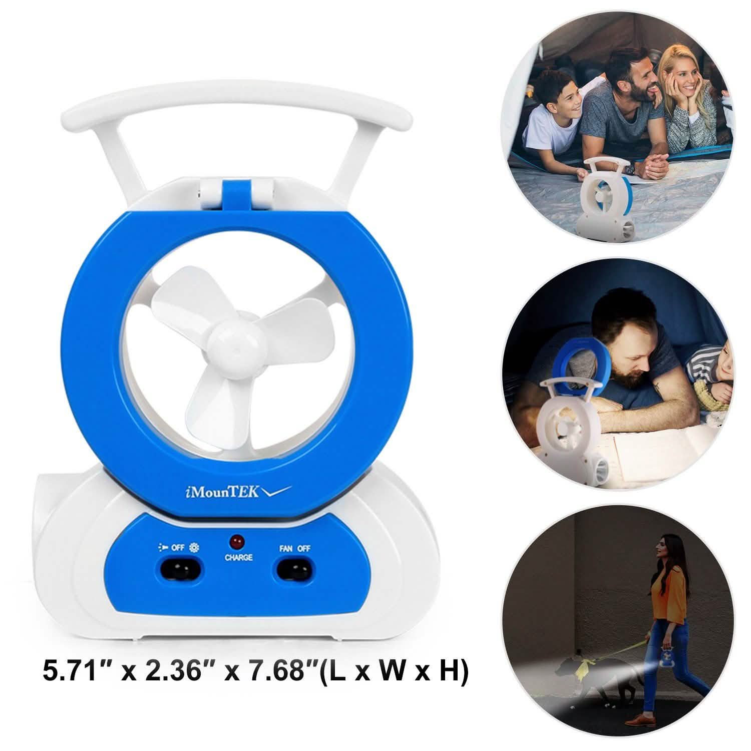 Desk Cooling Fan with 180 Degree Adjustable LED Lamp DailySale