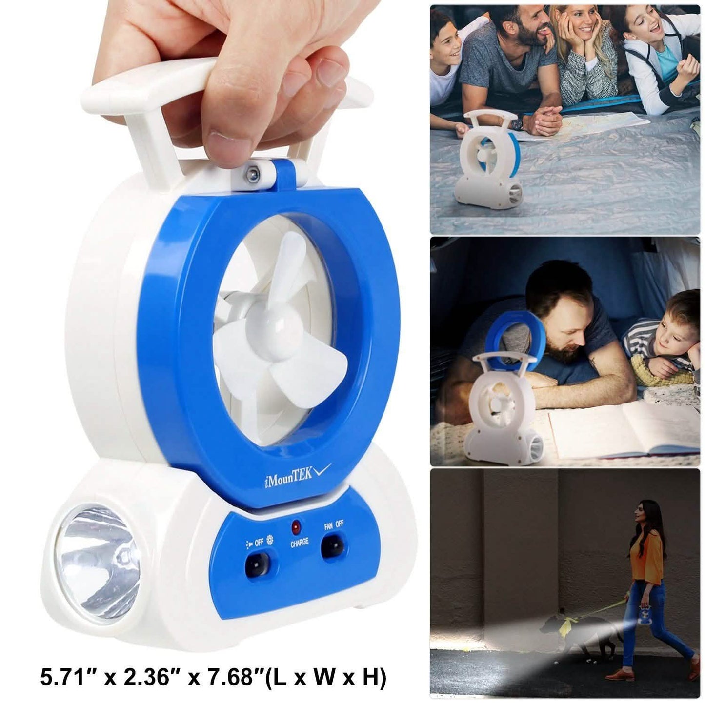 Desk Cooling Fan with 180 Degree Adjustable LED Lamp DailySale