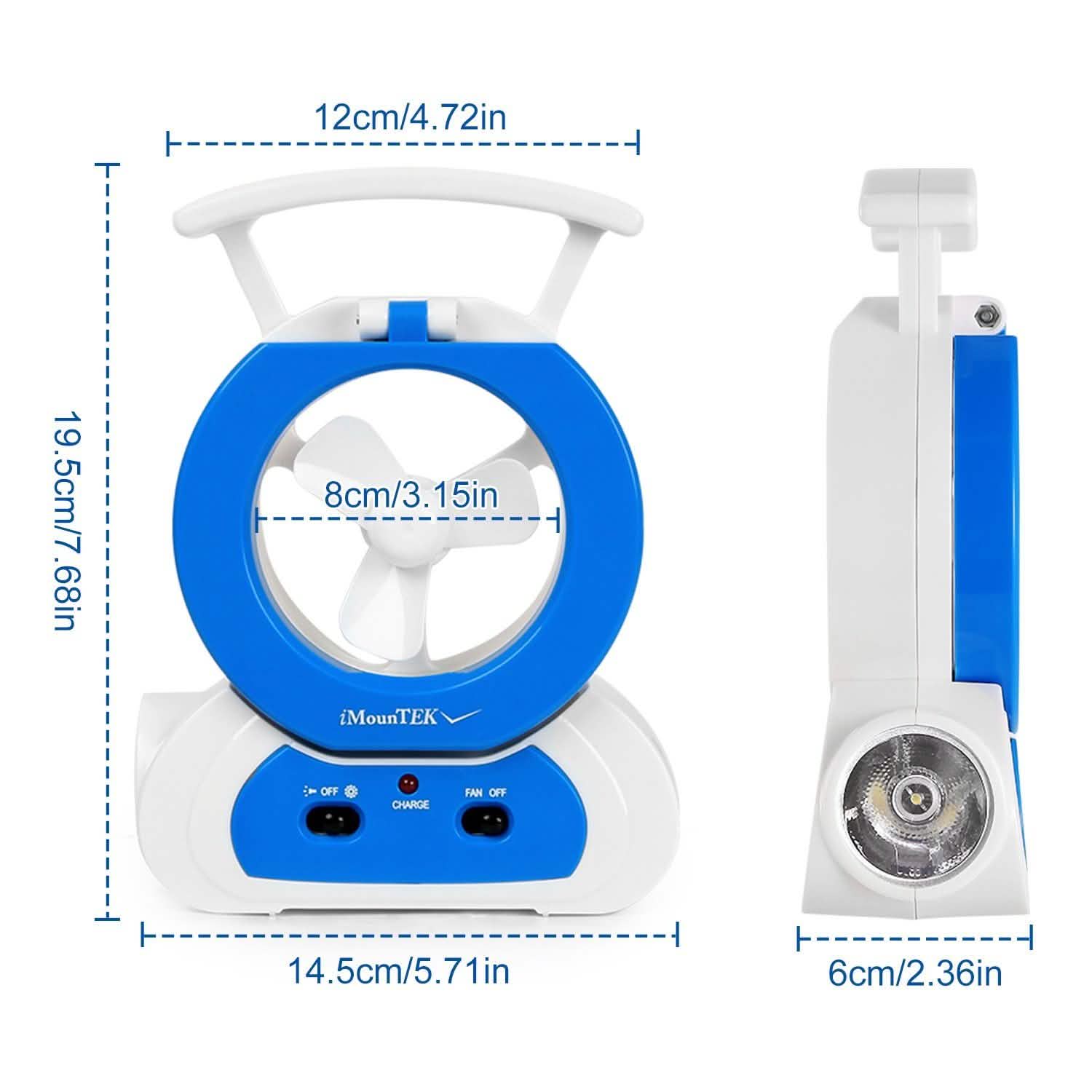 Desk Cooling Fan with 180 Degree Adjustable LED Lamp DailySale