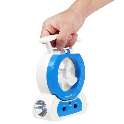 Desk Cooling Fan with 180 Degree Adjustable LED Lamp DailySale