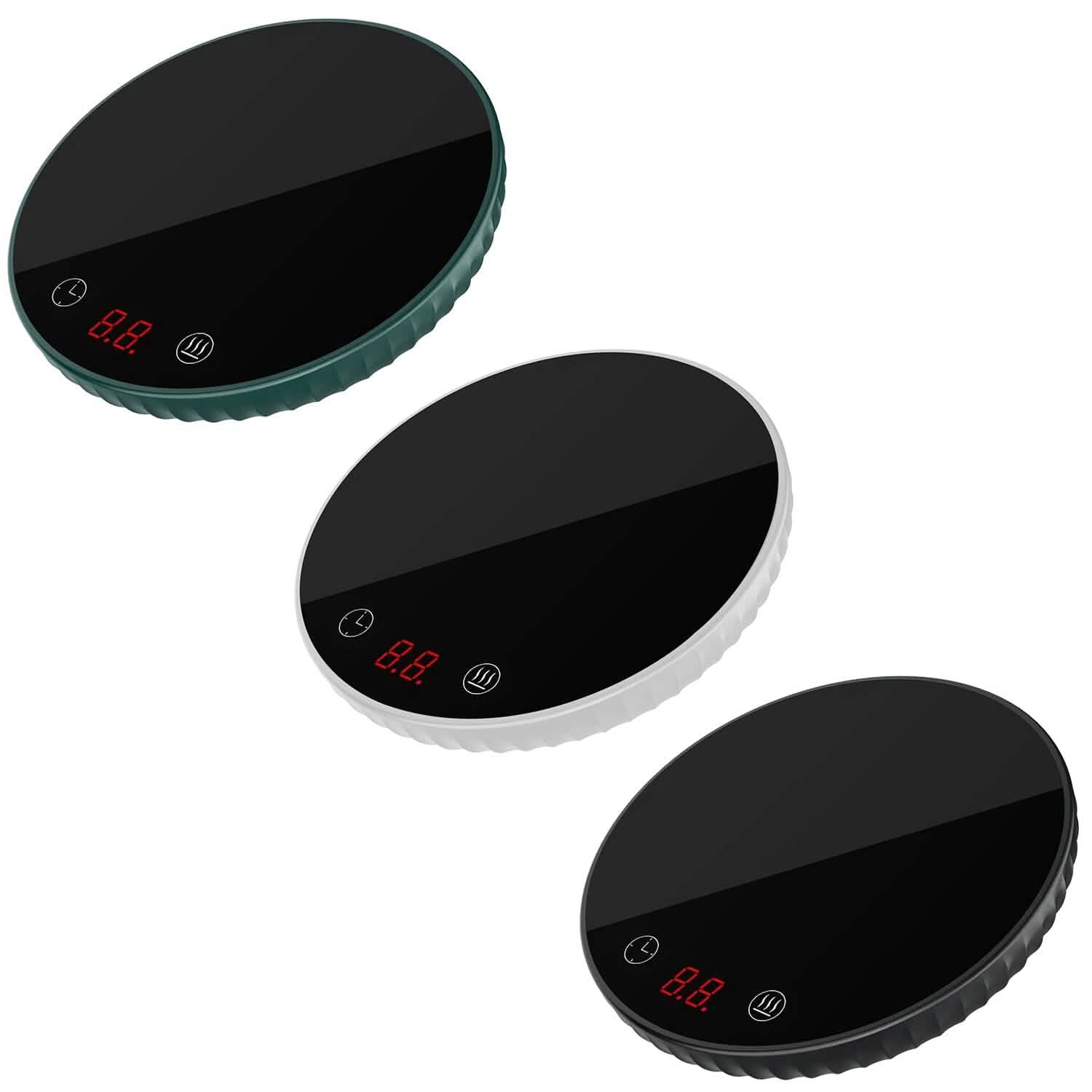 Desktop Electric Cup Warmer Auto Off Over Heating Protection Smart Timer Setting DailySale