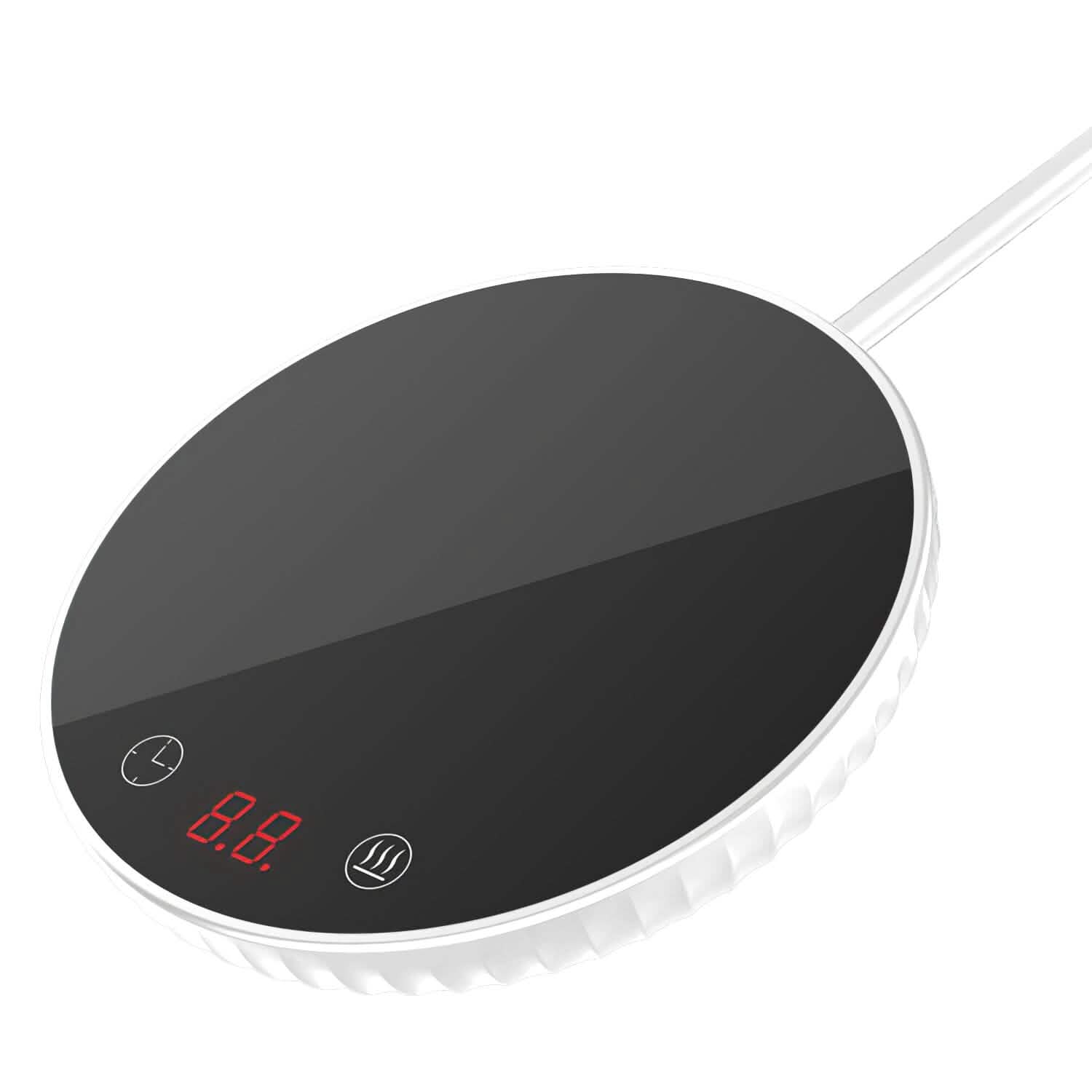 Desktop Electric Cup Warmer Auto Off Over Heating Protection Smart Timer Setting DailySale