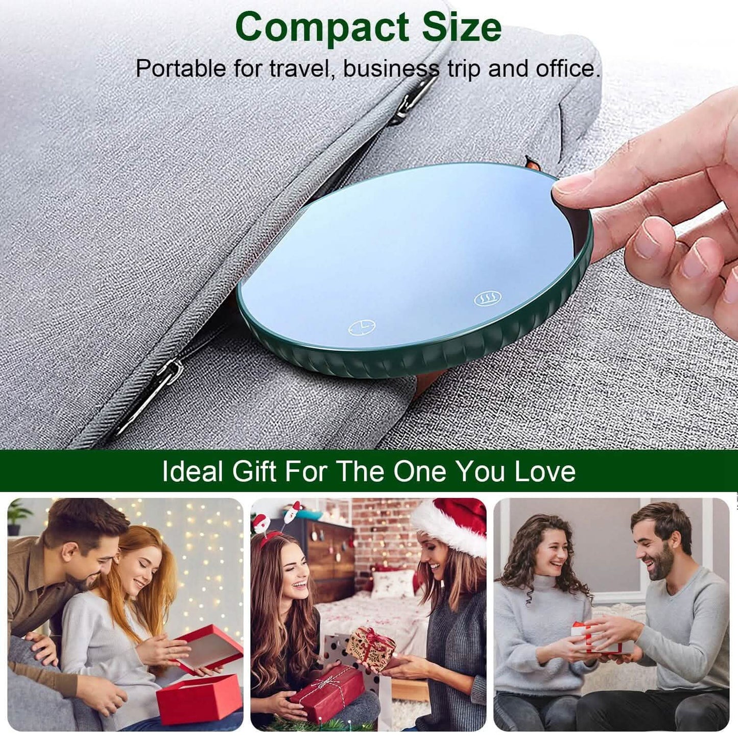 Desktop Electric Cup Warmer Auto Off Over Heating Protection Smart Timer Setting DailySale