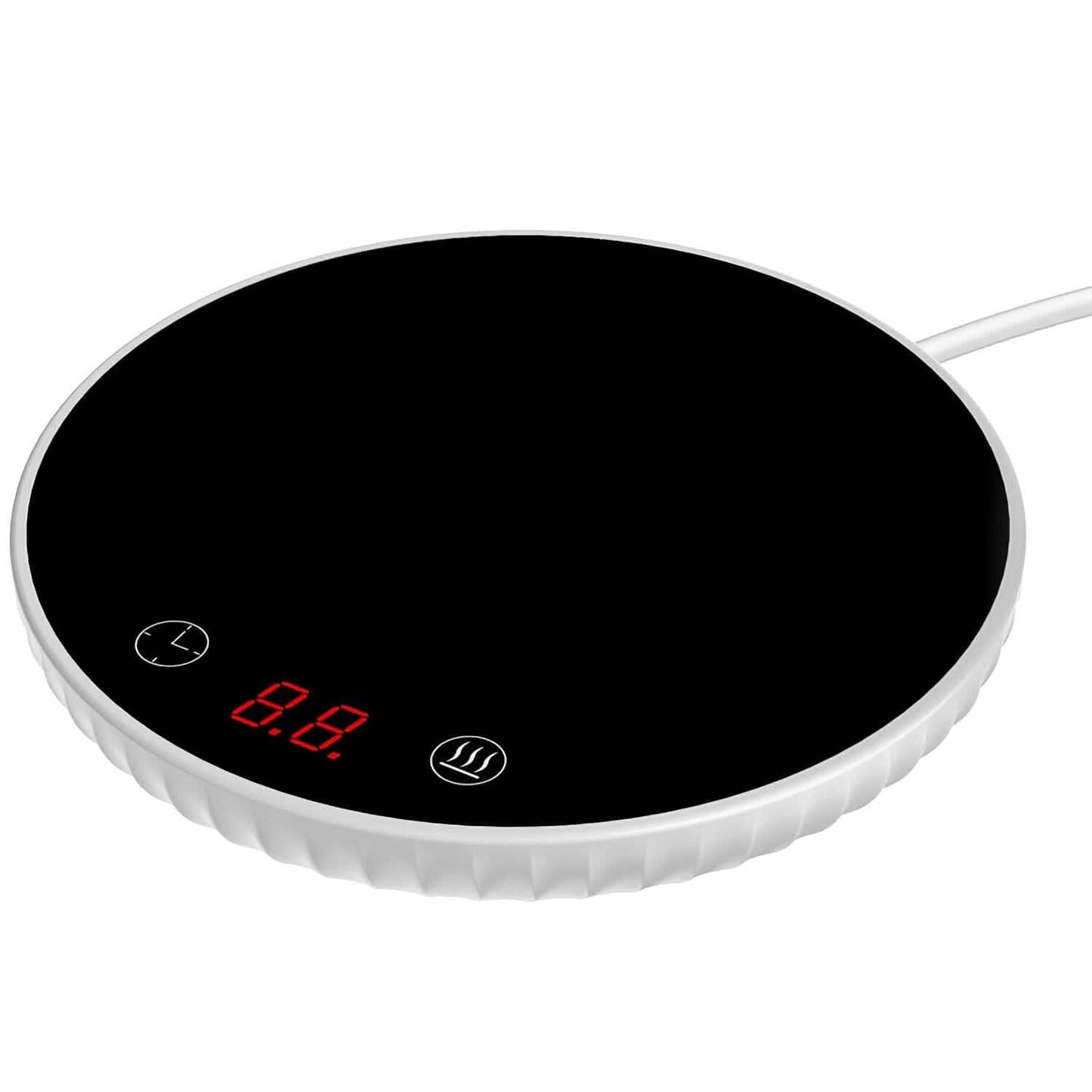 Desktop Electric Cup Warmer Auto Off Over Heating Protection Smart Timer Setting DailySale