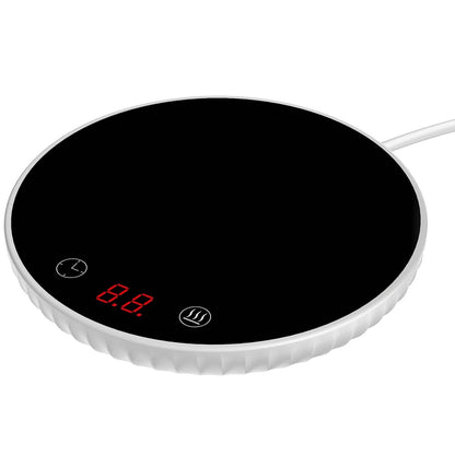 Desktop Electric Cup Warmer Auto Off Over Heating Protection Smart Timer Setting DailySale