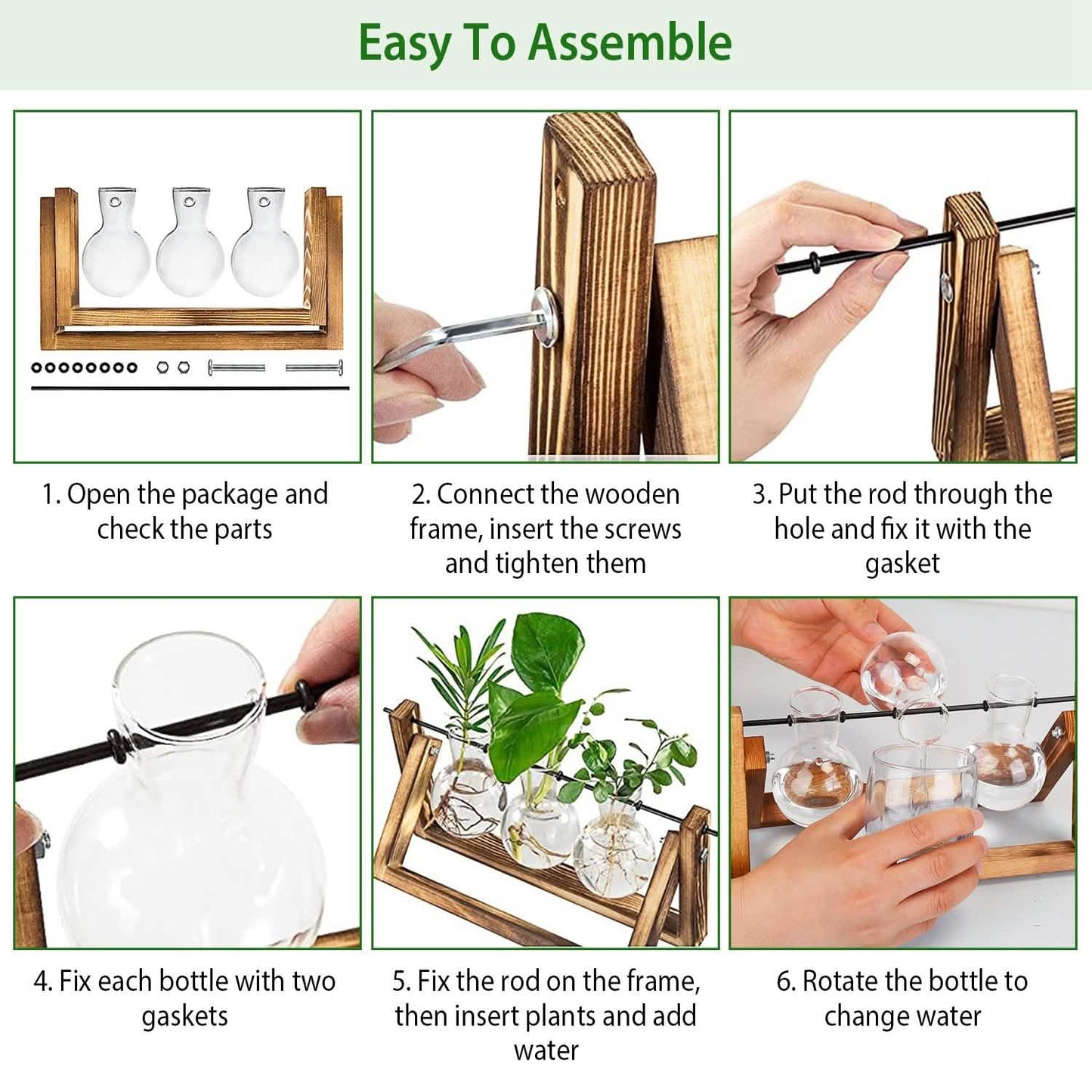 Desktop Glass Bulb Planter DailySale