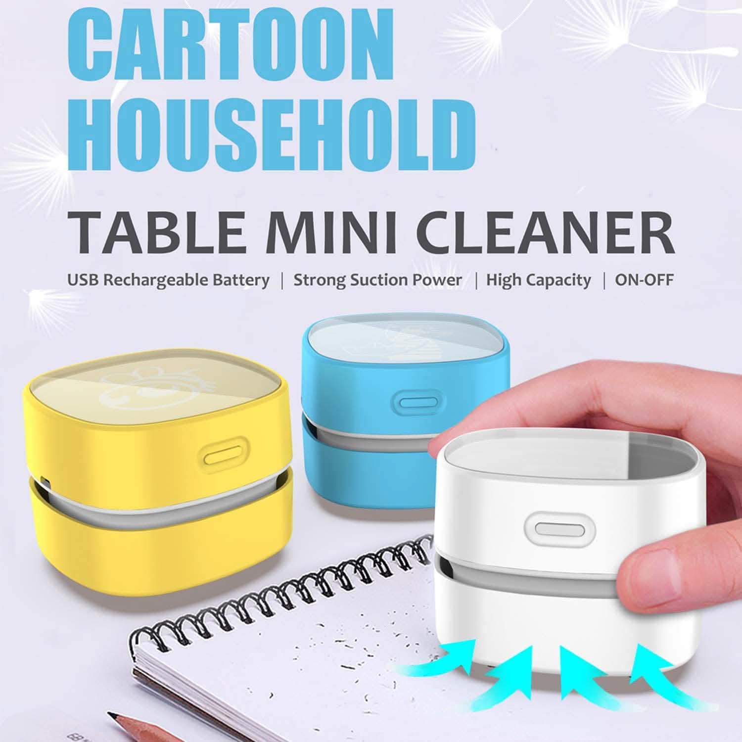 Desktop Vacuum Cleaner, Energy Saving Mini Tabletop Dust Sweeper DailySale