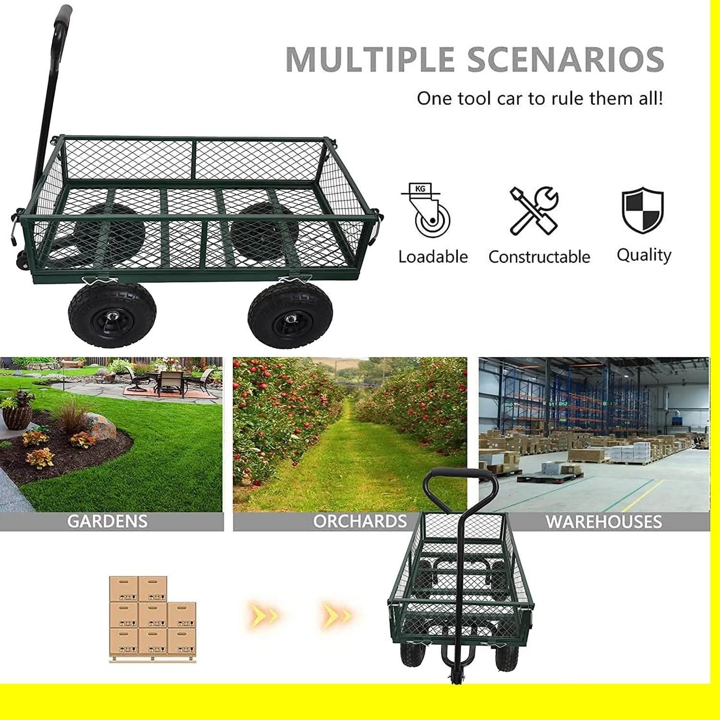 Detachable Utility Van Garden Truck DailySale