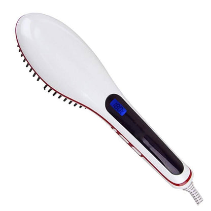 Detangling Hair Straightener Brush - Assorted Colors DailySale
