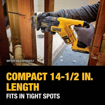 DEWALT 20V MAX* XR Reciprocating Saw, Compact, Tool Only (DCS367B)  (Refurbished) DailySale